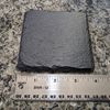 Rustic Refinement: Personalized Slate Coasters with Custom Text Design - Square Slate - set of 6