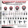 Service Caster Brand Replacement Caster for Uline Caster H-5539SWB
