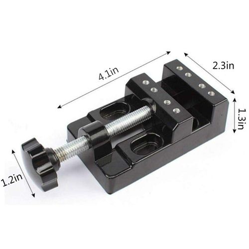 BUYSK Mini Bench Vice Clamp Mini Flat Clamp Opening Parallel Table Vise for Watch Repairing Sculpture Craft Jewelry DIY Carving Tool