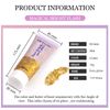 Body Glitter Gel, 50ML Face Glitters Body Gel Sequins Shimmer Liquid Eyeshadow, Mermaid Sequins Liquid Holographic Glitter Gel, Chunky Glitter for Face Hair Nails (White)