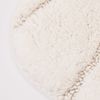 Cotton Shell Toilet Mat 60 X 73 cm Ivory