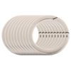 BIKICOCO 1-1/4'' Flat Spring Push Gate O-Ring Clasp Push Snap Hooks, for Handbags, Keys, Silver - 10 Pcs