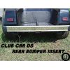 Club Car Ds Diamond Plate Rear Bumper Insert