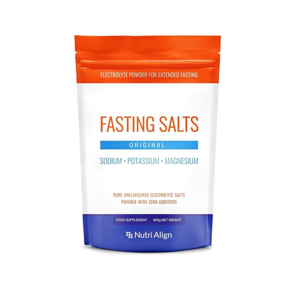 Fasting Salts: Pure, Unflavoured Electrolyte Powder with Zero Additives. 400g...
