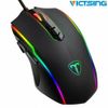 7200 DPI Gaming Mouse Wired 8 Programmable RGB Ergonomic Optical PC Computer Mic