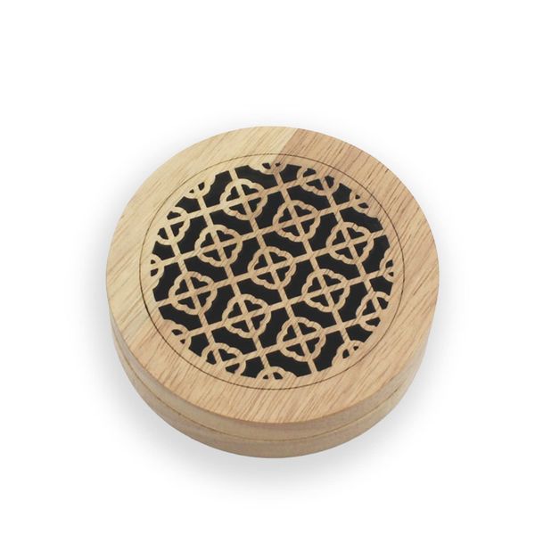 NMJ Incense Sticks Holder (Wooden), Modern, Stylish, Mosquito Repellent Incense Case (Type B)