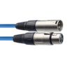 Stagg SMC6 CBL 6 m XLR to XLR Microphone Cable - Blue