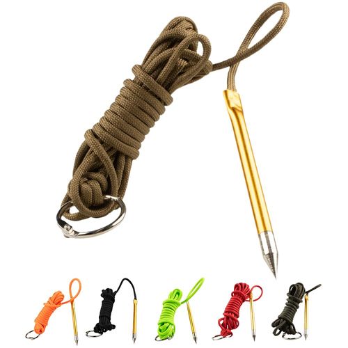 Fish Stringers – 10- & 20-Foot Lengths – 30+ Colors to Choose from! (Coyote Brown 10 Feet)