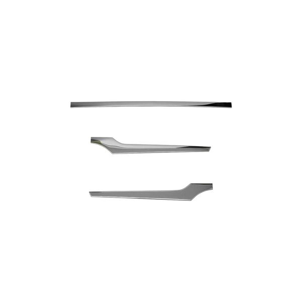 Samurai Produce Corolla Cross Compatible Back Door Garnish 3P Mirror Finish