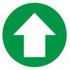 Arrow Floor Stickers - Green - 300 x 300mm