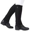 Dublin Suede Half Chaps II, Black, Adults Medium