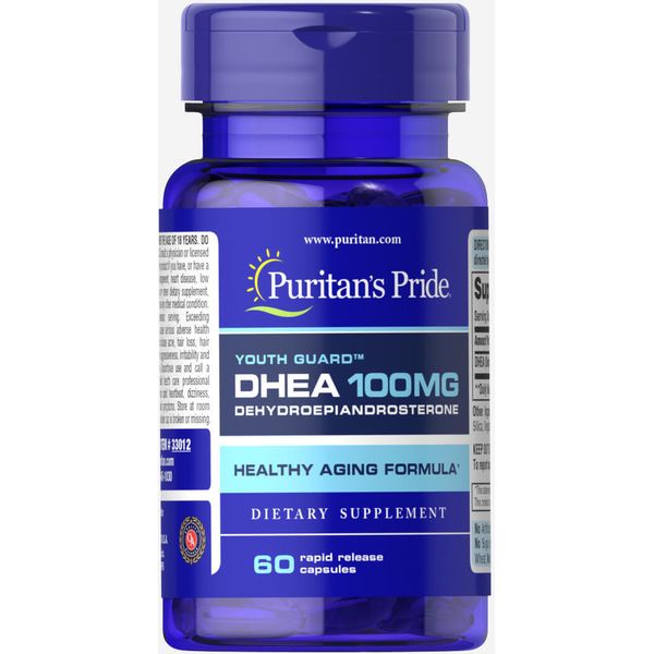 Puritan's Pride DHEA 100 mg - 60 Capsules