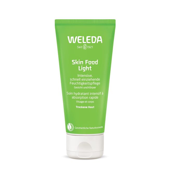 Weleda Skin Food, Light, 2.5 fl oz (75 ml), Large Capacity, Concentrated Moisturizing, Full Body Cream, Moisturizing Cream, Multi-Use, Dry, Herbal Scent, Naturally Derived Ingredients, Organic