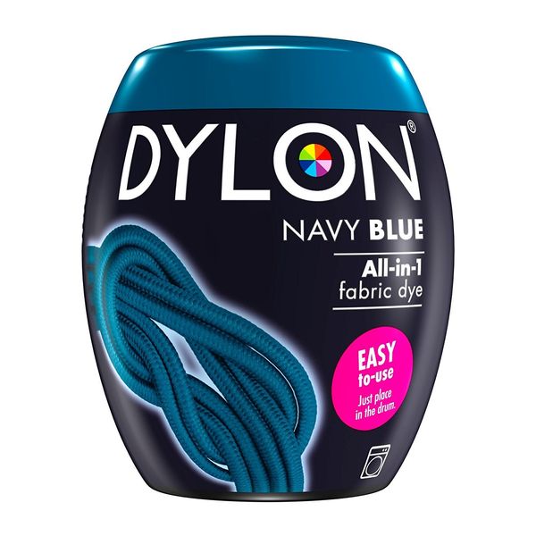 Dylon 350g Machine Fabric Dye Pod-Navy Blue, 3