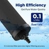 6xBlack Replacement Water Filter For Gravity-Fed Filter Stainless Steel Systems