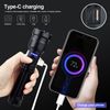 100000LM Powerful Flashlight Rechargeable Tactical Torch Zoom Magnetic Torch US