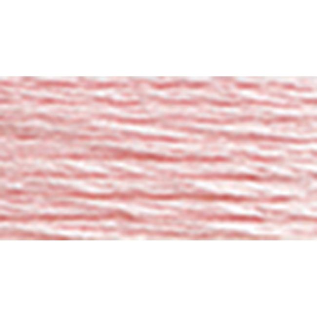 DMC 117-963 6 Strand Embroidery Cotton Floss, Ultra Light Dusty Rose, 8.7-Yard