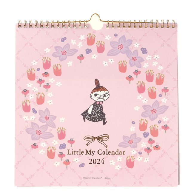 Gakken Staefl M14090 2024 Calendar Little My Wall Hanging Pink Begins January 2024