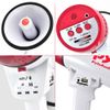 Pyle Bluetooth Bullhorn PA Megaphone iPhone Speaker w/ Wired Connection