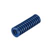 sourcing map 20mm OD 60mm Long Spiral Stamping Light Load Compression Die Spring Blue 1Pcs