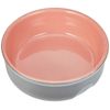 Nobby Ceramic Feed Bowl Grey/Salmon Coloured Diameter 13 x 5 cm