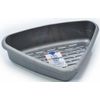 Amee houseware ltd 3 X Plastic TML SILVER Triangular Corner Sink Tidy Drainer Kitchen Storage Caddy Basket