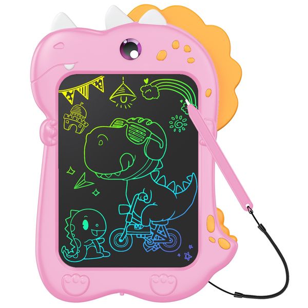 Kizmyee LCD Writing Tablet Kids,Toddler Toys for 3 4 5 6 Year Old Boys Girls Gifts, 8.5inch Kids Toys Doodle Board, Dinosaur Toys Drawing Pad for Kids 3+ Year Old Boy Girl Birthday Gifts