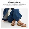 COACH Women's Forest Slipper, Cocoa/Burnished Amber, 5