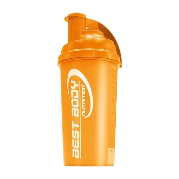 Best Body Nutrition Eiweiß Shaker - Orange - Protein Shaker - BPA frei - 700 ml