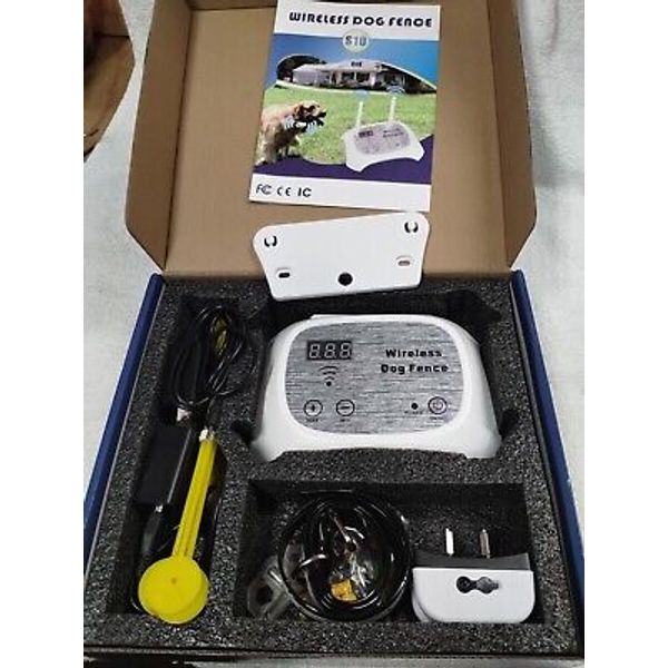 JUSTPET Wireless Dog Fence Electric Pet Containment System, 1 Collar