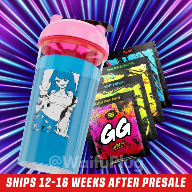 Gamer Supps Waifu Cups x Emiru Creator Cup - Shaker Cup & Sticker