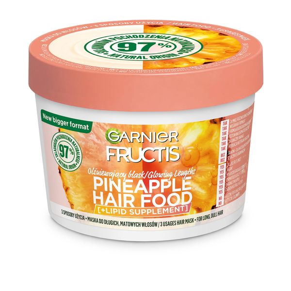 Garnier Fructis Hair Food Pineapple Maske für langes, mattes Haar 400ml