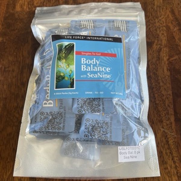 Body Balance With Seanine Singles To Go By Life Force International Pack Of 8