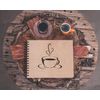 Reusable Coffee & Tea Cup Kitchen Stencil 8.5" x 11" - Custom, Durable Design for Home Decor