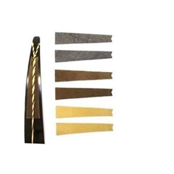 Traditional Archery - Recurve Bow Bowstring Groove Silencers - (Available in 3 Colors) (BROWN)