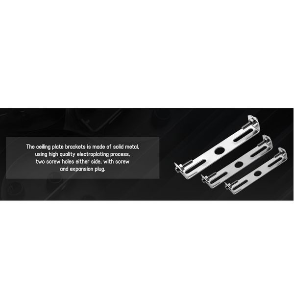 Ceiling Rose Light Fixing Strap Bracket Strap Brace Plate with Accessories 4size (95mm)
