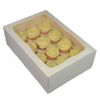 LarryRoo PREMIUM Ultra White Windowed MINI Cupcake Boxes for 12 Cup Cakes & inserts (10)