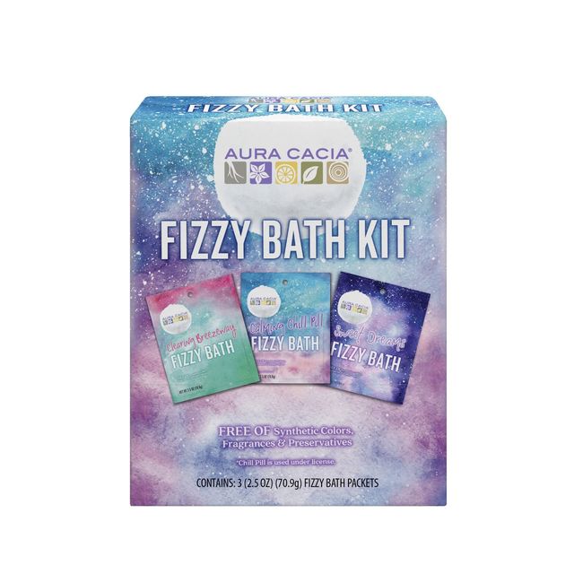 Aura Cacia Fizzy Bath Kit