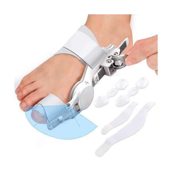 Donnetty Bunion Corrector for Women & Men, Orthopedic Toe Straightener, Adjus...