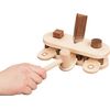 goki 58681 Wooden Hammer Bench Nature