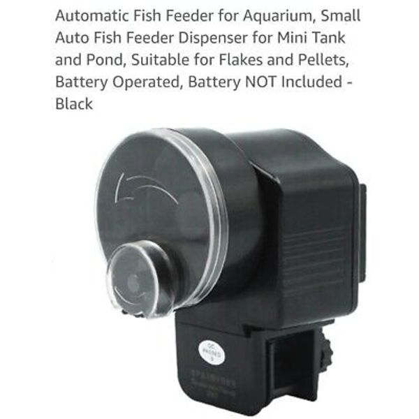 Automatic Fish Feeder for Aquarium, Small Auto Fish Feeder Dispenser for Mini