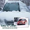 Zone Tech Car Windshield Side Mirrors Cover Protector Shield with Hubcap Straps