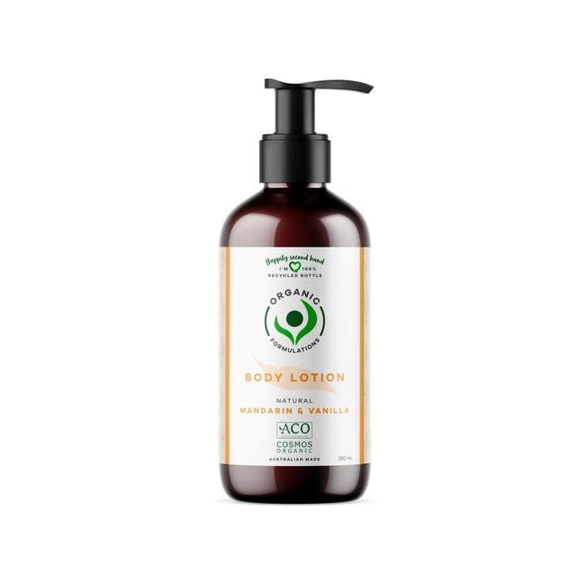 Organic Formulations Mandarin & Vanilla Body Lotion 250mL