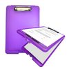 Janrax A4 Purple Clipboard Box File - Storage Filing Case