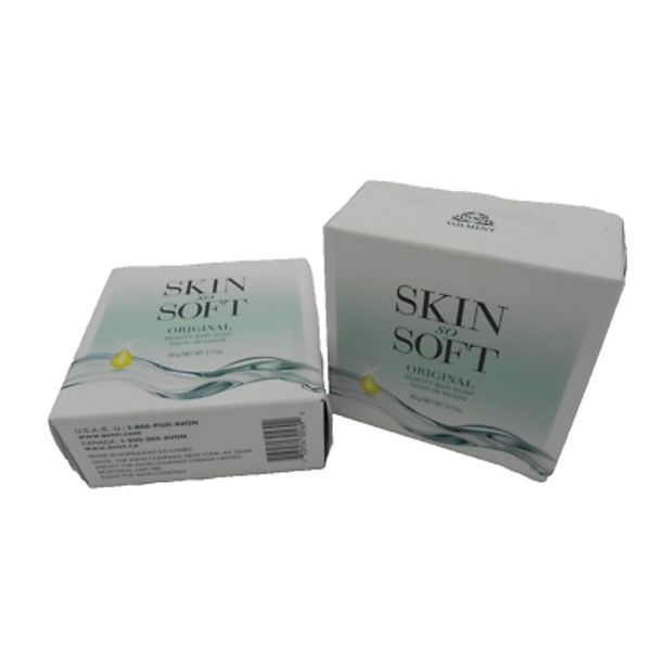 Avon Skin So Soft Original Beauty Bar Soap, 3.17 oz, New Box, Lot of 2 Free Ship