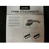 Andis Company 85030 Replacement Combs/85020, Black