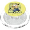 Despicable Me Minions Gone Bananas PopSockets MagSafe PopGrip for iPhone