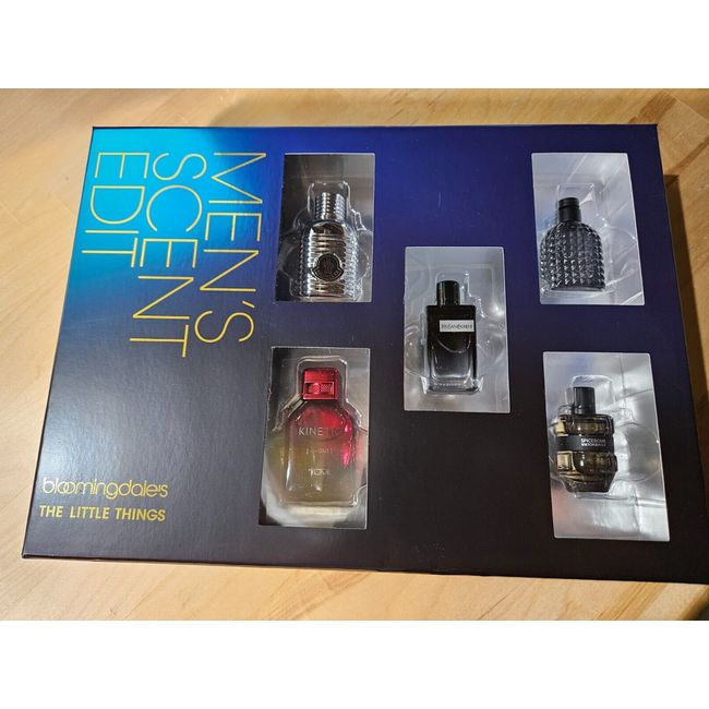 Bloomingdales The Little Things Men's Scent Edit 5 Pc Set #G0-2
