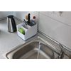 Solutions2Go 20176 Kitchen Organizer, White/Grey
