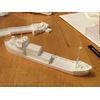 N SCALE  WATERLINE CONTAINER SHIP  BOAT  3d print Unpainted Kit.